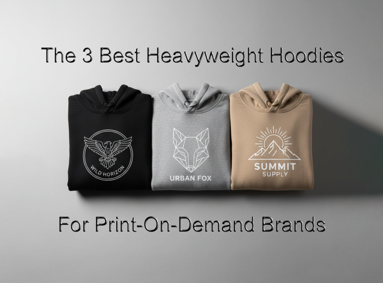 The 3 Best Heavyweight Hoodies for Print-On-Demand Brands