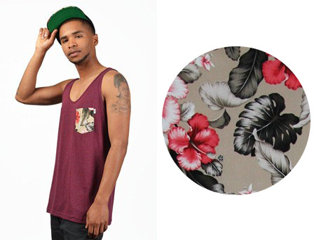 luau smokin fabric print luau smokin fabric print