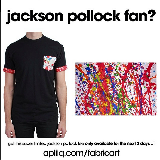 jackson pollock tee