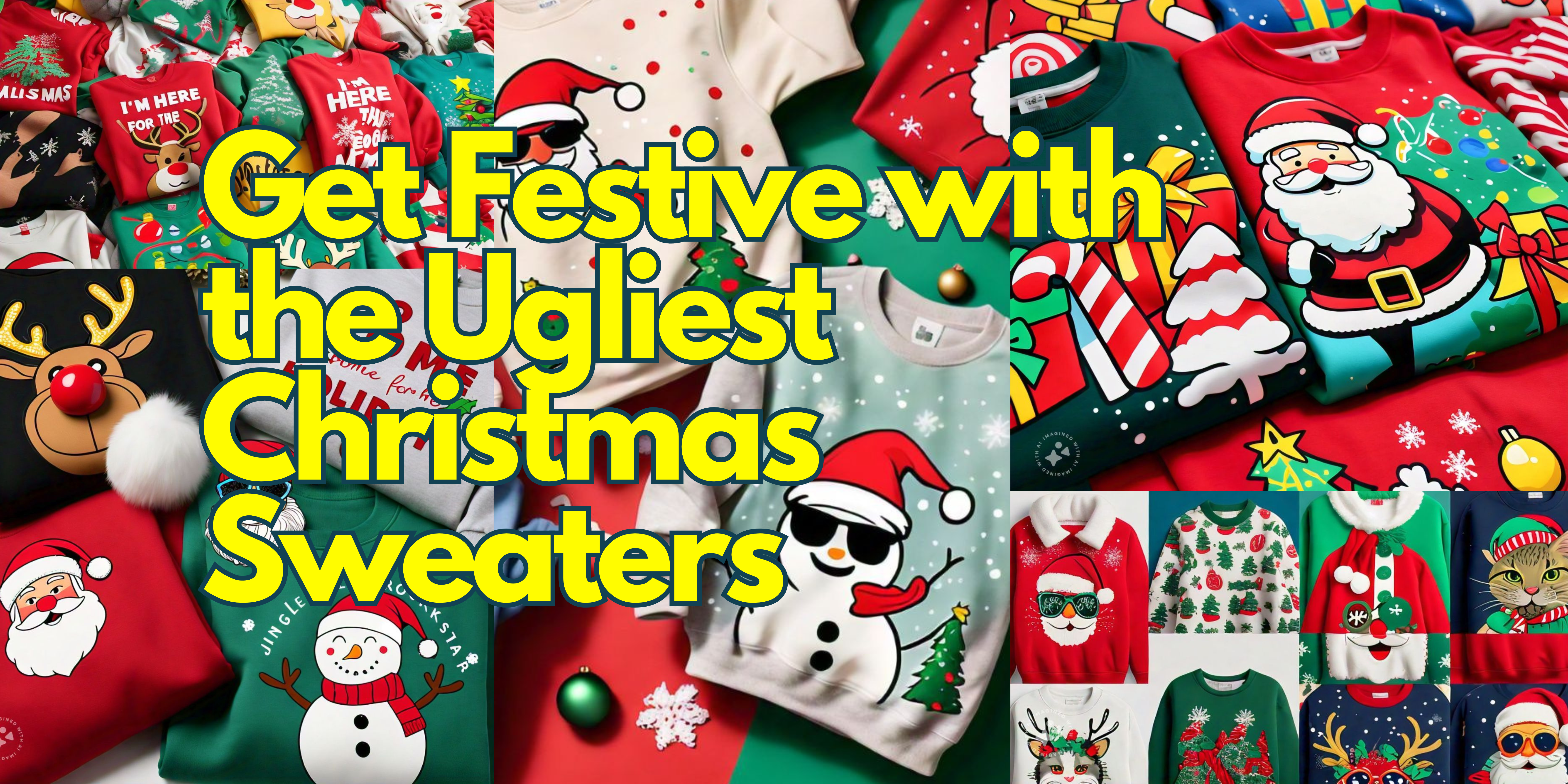 Design your own custom ugly Christmas sweater with Apliiq's print-on-demand services.
