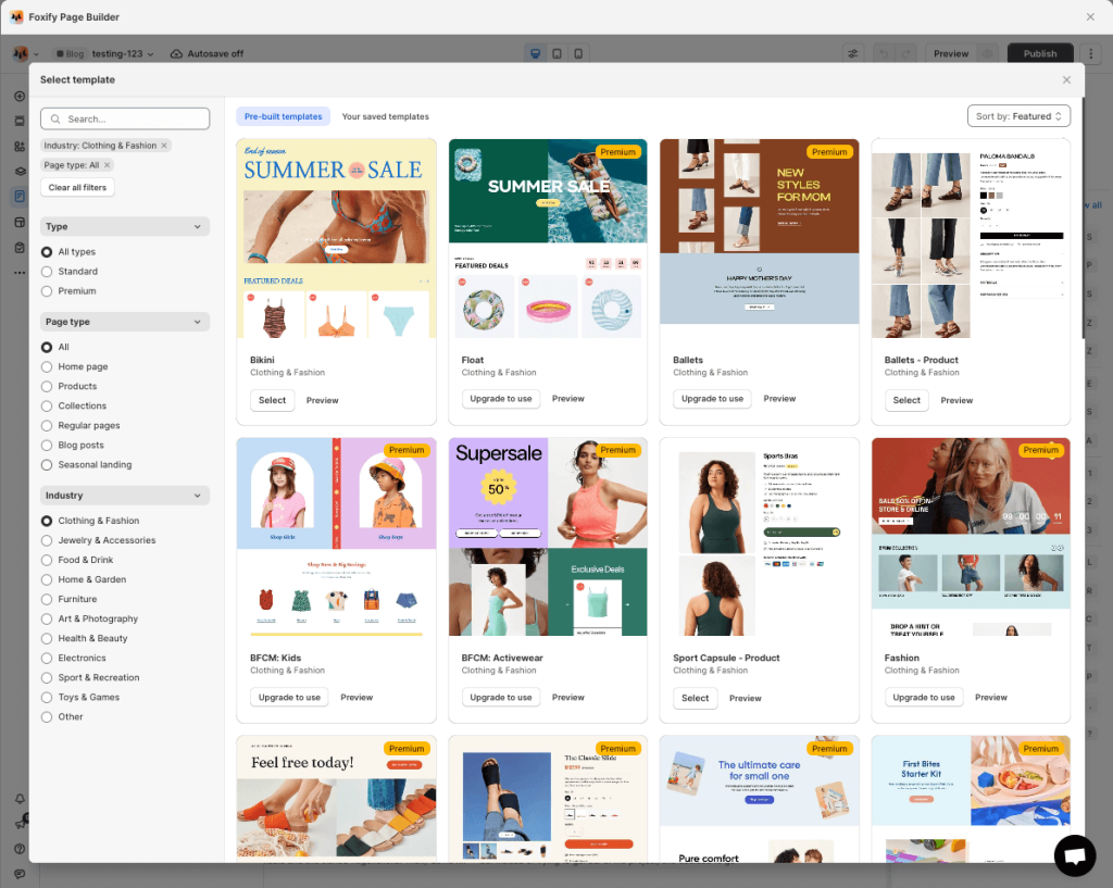 150+ stunning templates designed by UX/UI experts for high-converting Shopify stores