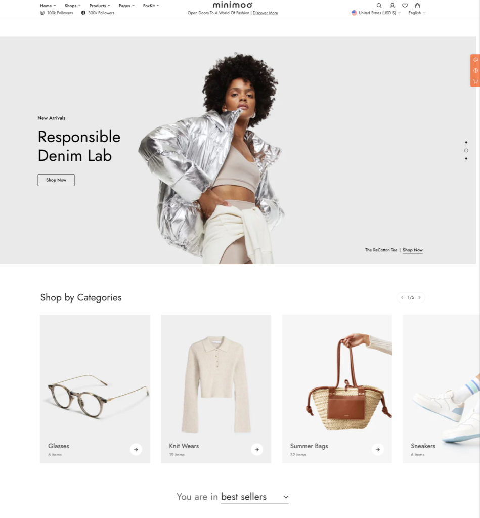Minimog Shopify theme demos for stylish and high-converting online stores