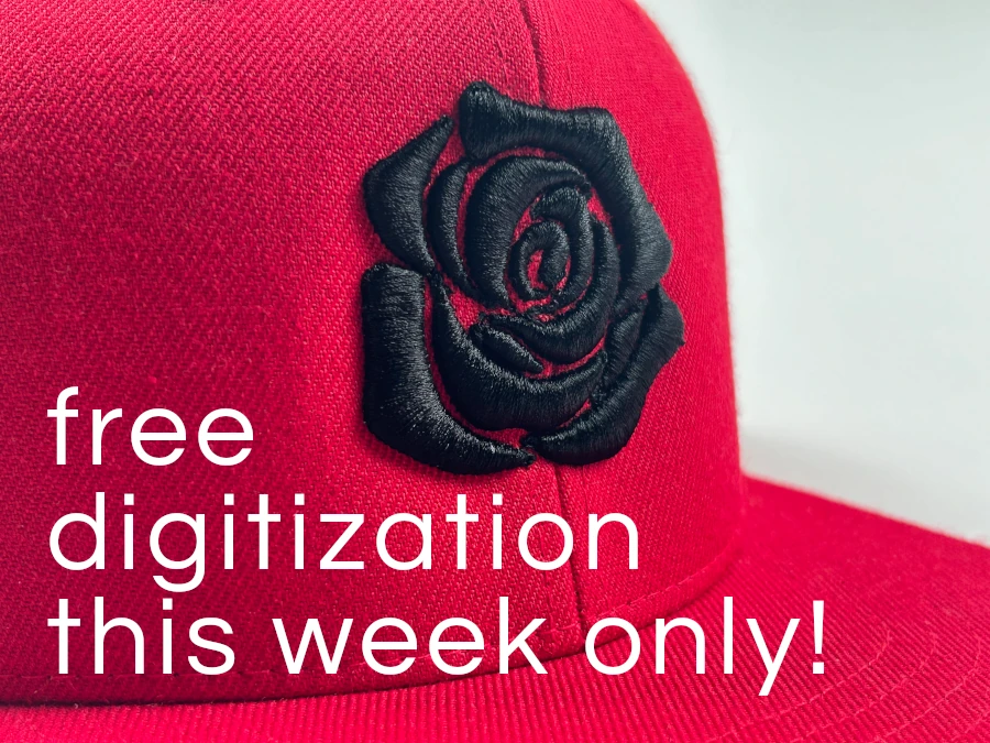 3d puff embroidery on a hat!