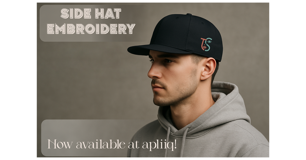 Custom hats with side embroidery now available for unique personalization and style