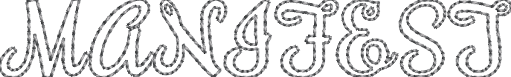 Rochester retro cursive font suitable for running stitch – vintage, legible embroidery