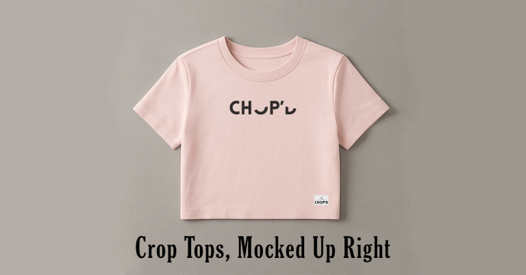 Introducing Our New Crop Top Mockup Image Pack