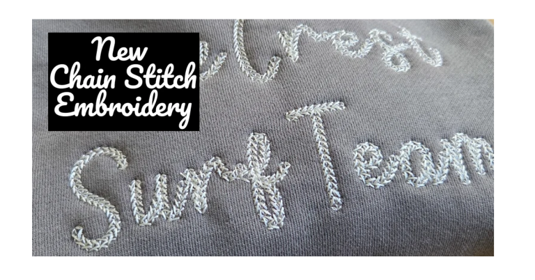 From Vintage to Viral: Chain Stitch Custom Embroidery, On-Demand Texture That Sells