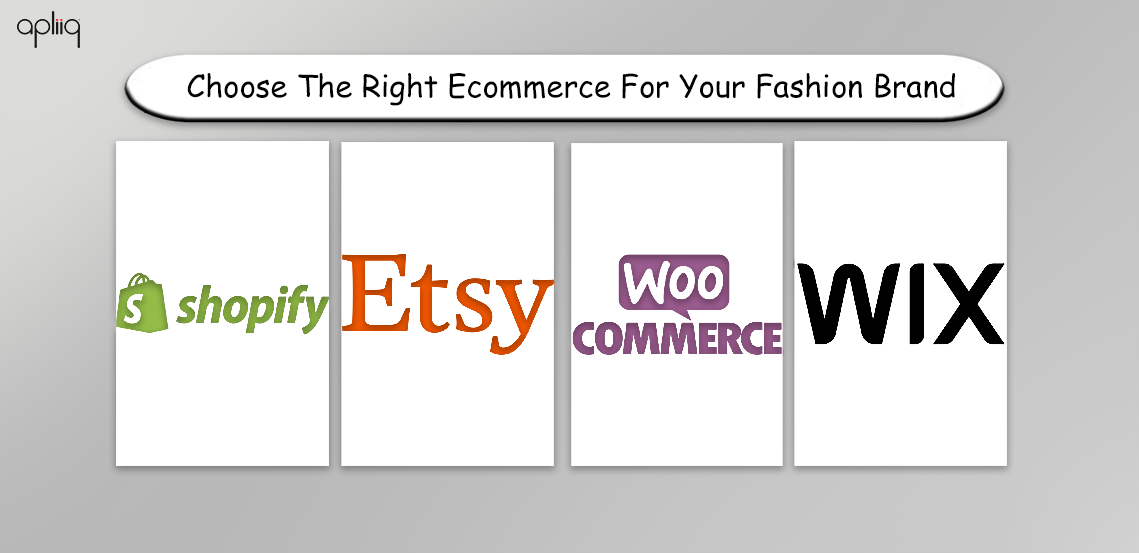 Best ecommerce platforms for fashion brands including Shopify, Etsy, WooCommerce, and Wix