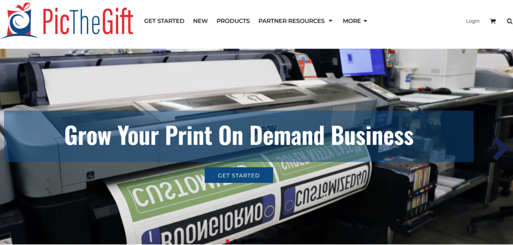 Pic The Gift custom home goods as a Printful alternative