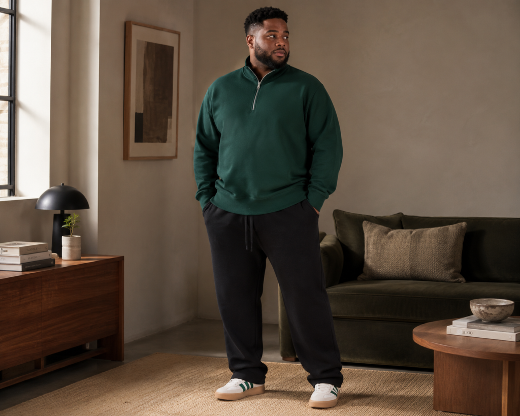 Original Favorites Heavyweight Terry Pant (HWPANT) available in plus-size up to 3XL, featuring premium heavyweight terry fabric and a relaxed fit, customizable with embroidery, screen printing, DTF transfers, custom labels, and woven branding for premium apparel collections.