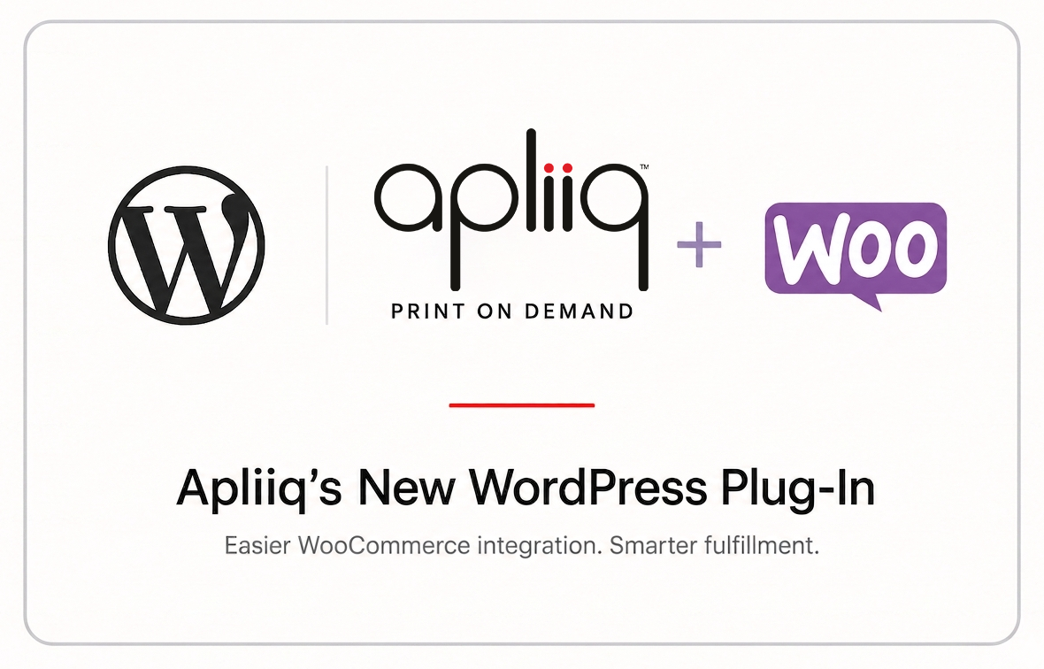 Apliiq WordPress Plug-In simplifies WooCommerce print-on-demand integration and fulfillment automation