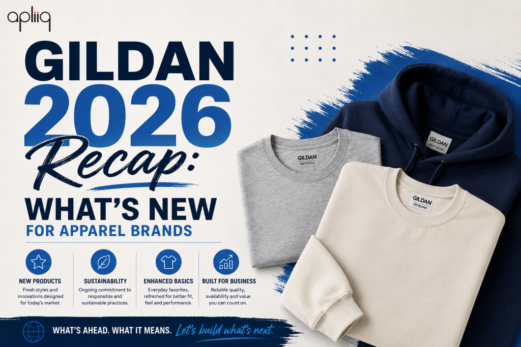 Gildan's 2026 apparel updates, including new products, sustainability initiatives, and features designed to support apparel brands