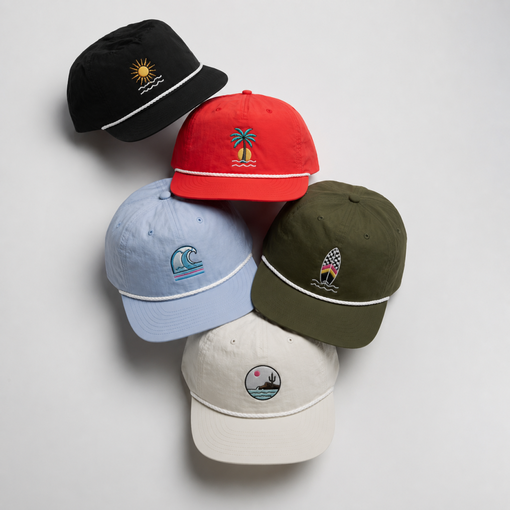 AS Colour custom hat graphic featuring a clean low-profile cap with simple embroidered artwork, showcasing a popular blank for fashion and lifestyle branding.