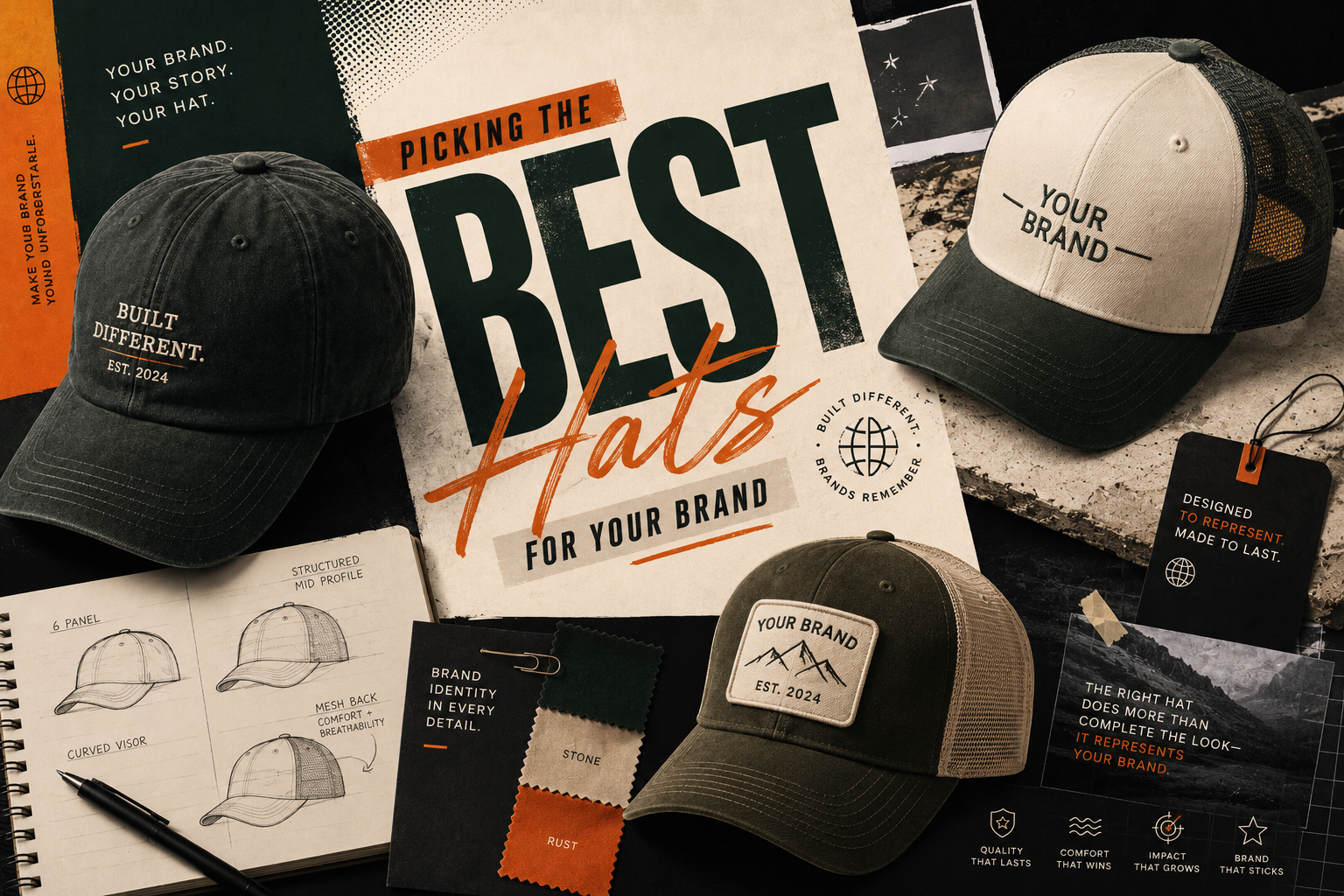 Discover how to choose the right custom hats for your brand. Compare hat styles, features, top brands, and branding methods in this complete summer hat guide.