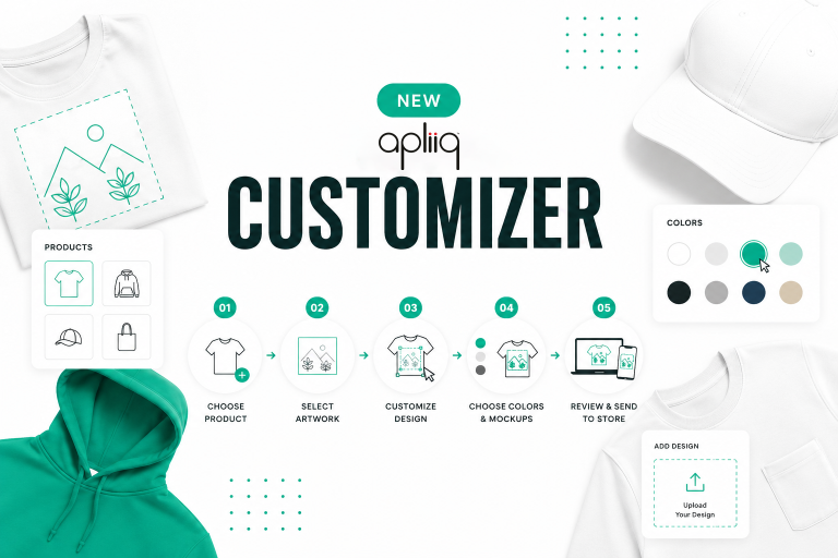 New Apliiq Customizer: Add & Set Up Products Easier Than Ever Before!
