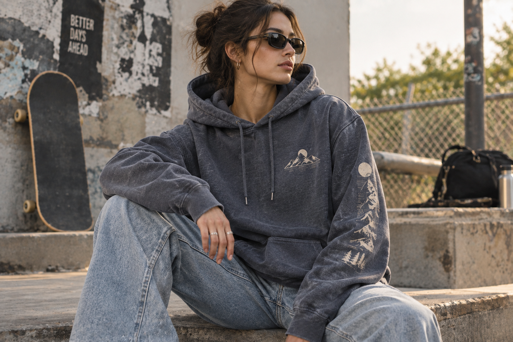 the Independent Pigment Dyed Hoodie (PRM4500) is a natural fit available on apliiq.