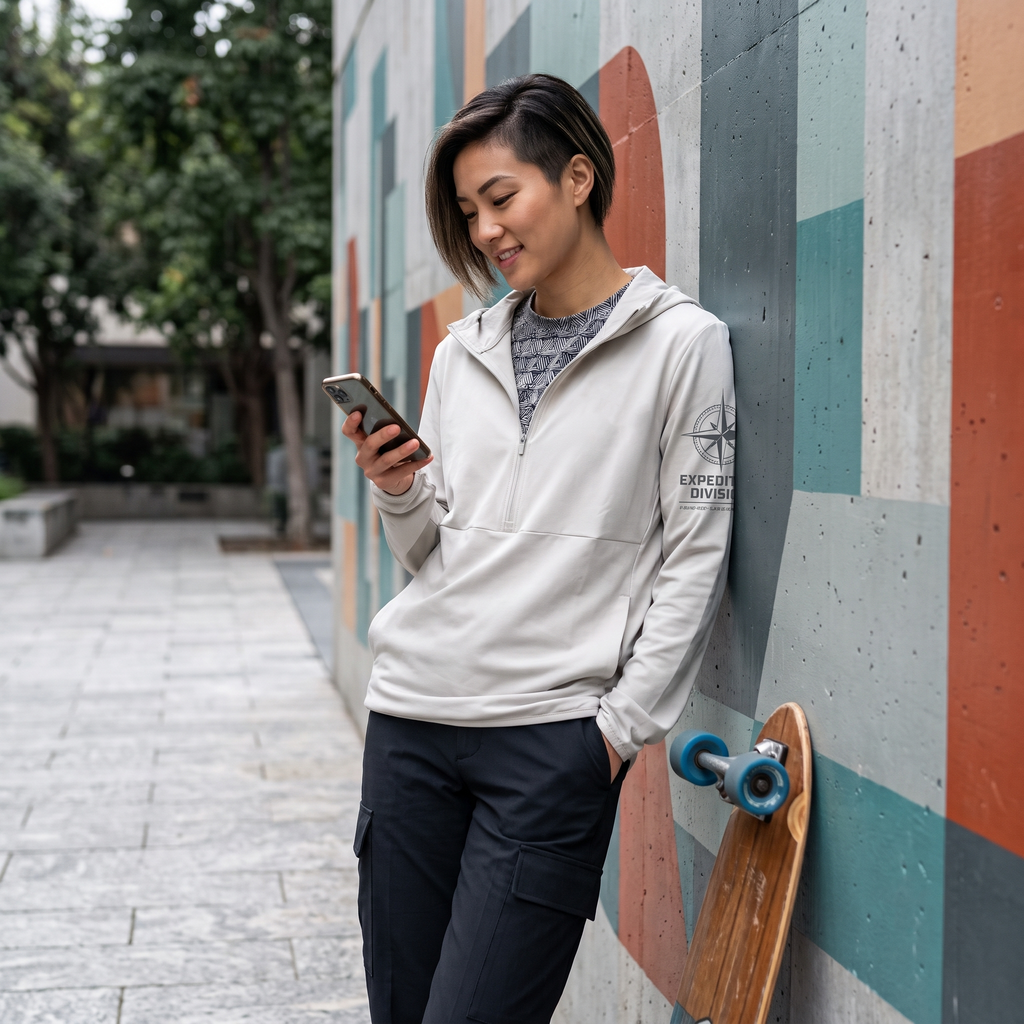 The Perform Zip Hoody (EXP30PZ) gives customers another way to wear your brand, especially for layering